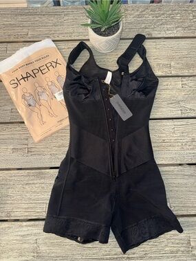 NWT SHAPERX Sculpting Tummy Control Fajas, Black, Sz Small
